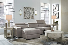 Mabton 3-Piece Power Reclining Sectional Left Chaise